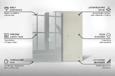 Płyta na ścianę do kuchni Kolor szary