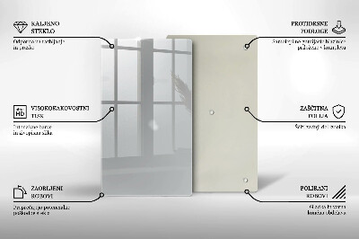 Płyta na ścianę do kuchni Kolor szary