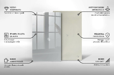 Płyta na ścianę do kuchni Kolor szary
