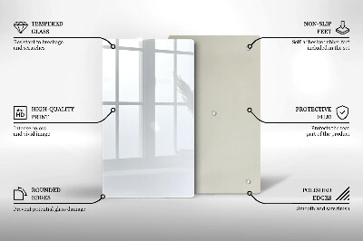 Płyta na ścianę do kuchni Kolor biały