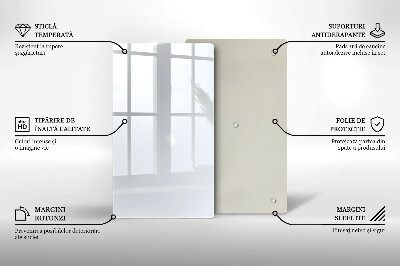 Płyta na ścianę do kuchni Kolor biały