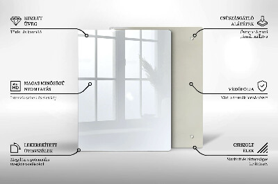 Płyta na ścianę do kuchni Kolor biały