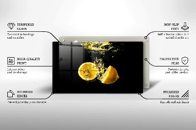 Płyta ochronna na indukcję Soczyste owoce cytryny