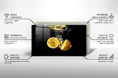 Płyta ochronna na indukcję Soczyste owoce cytryny