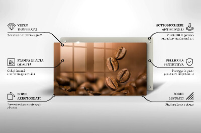 Osłona na płytę indukcyjną Ziarna kawy
