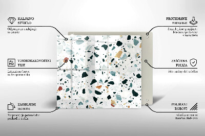 Szkło na płytę indukcyjną Jasny kamień gres