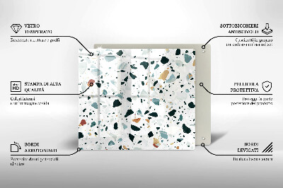 Szkło na płytę indukcyjną Jasny kamień gres