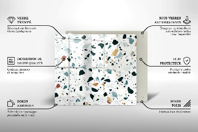 Szkło na płytę indukcyjną Jasny kamień gres