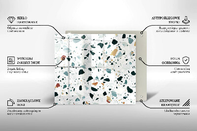 Szkło na płytę indukcyjną Jasny kamień gres