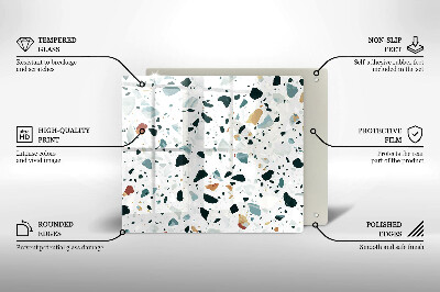 Szkło na płytę indukcyjną Jasny kamień gres