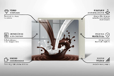 Osłona ściany przy kuchence gazowej Mleko i czekolada