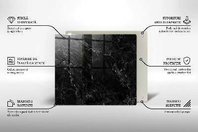 Ochrona na ścianę w kuchni Elegancki marmur