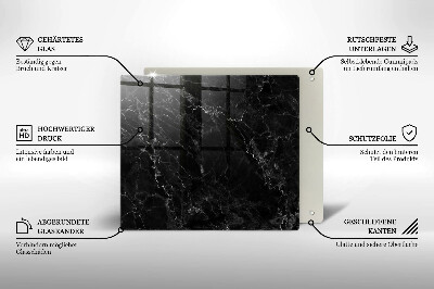 Ochrona na ścianę w kuchni Elegancki marmur