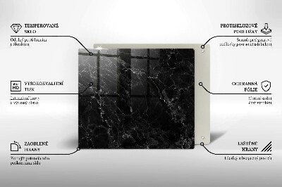 Ochrona na ścianę w kuchni Elegancki marmur