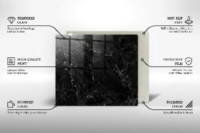 Ochrona na ścianę w kuchni Elegancki marmur