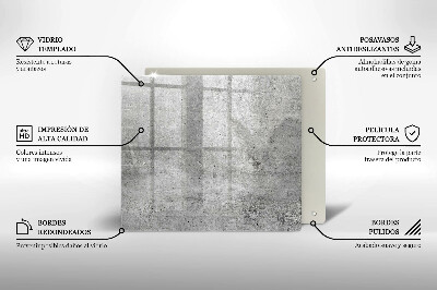 Szkło na płytę indukcyjną Tekstura beton