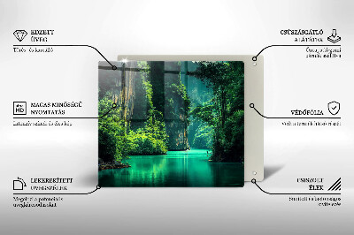 Płyta ochronna na kuchenkę Pejzaż laguna