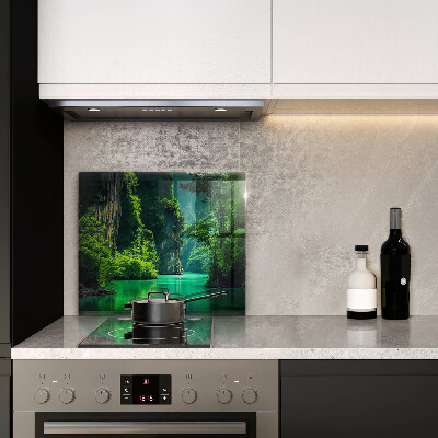 Płyta ochronna na kuchenkę Pejzaż laguna