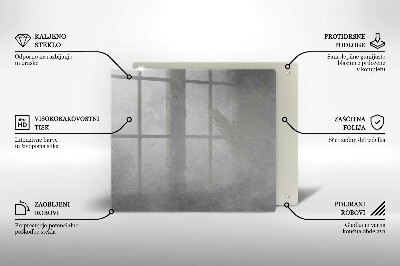 Osłona na płytę indukcyjną Tło tekstura beton