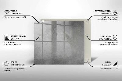 Osłona na płytę indukcyjną Tło tekstura beton