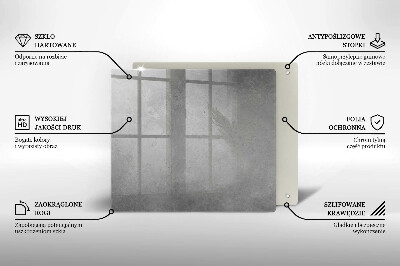 Osłona na płytę indukcyjną Tło tekstura beton