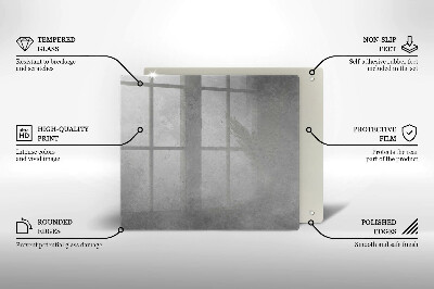 Osłona na płytę indukcyjną Tło tekstura beton