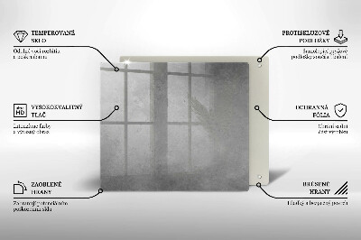 Osłona na płytę indukcyjną Tło tekstura beton