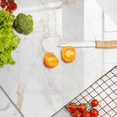 Płyta ochronna na kuchenkę Elegancki kamień marmur