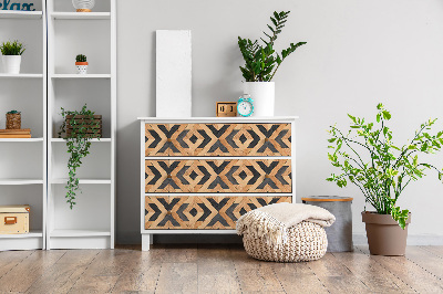 Okleina ozdobna Geometryczny wzór z deseczek