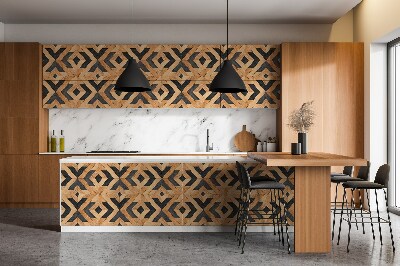 Okleina ozdobna Geometryczny wzór z deseczek