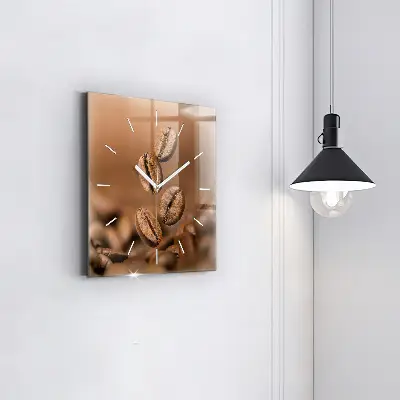 Zegar szklany 30x30 Barwna abstrakcja