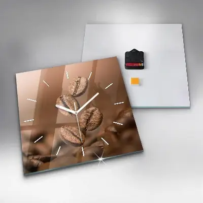 Zegar szklany 30x30 Barwna abstrakcja
