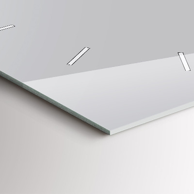 Zegar szklany 30x30 Jasny Szary