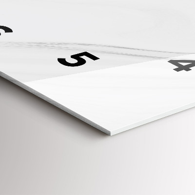 Zegar szklany 30x30 Marmur dekoracyjny