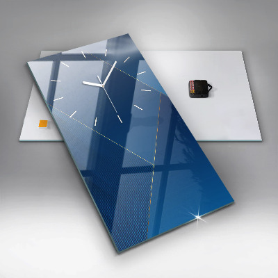 Zegar szklany 30x60 Dekoracyjna abstrakcja