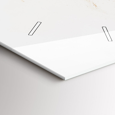 Zegar szklany 30x60 Wzór marmuru