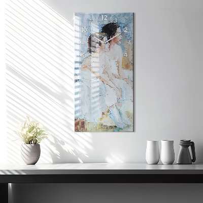 Zegar szklany 30x60 Młode tancerki baletowe