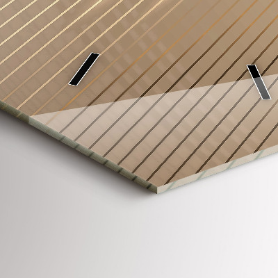 Zegar szklany 30x60 Abstrakcja ze światłem