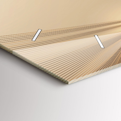 Zegar szklany 60x30 Abstrakcja ze światłem