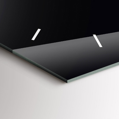 Zegar szklany 60x30 Kolor czarny