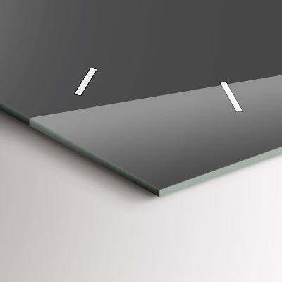 Zegar szklany 60x30 Kolor szary