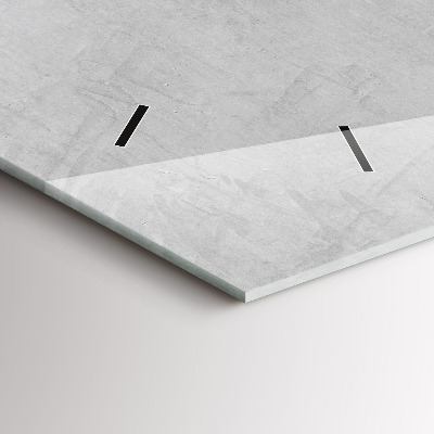 Zegar szklany 60x30 Ściana z kamienia