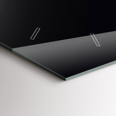 Zegar szklany 60x30 Kolor czarny