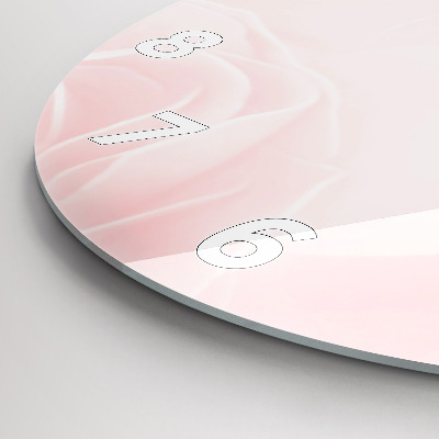 Zegar szklany fi30 Róże