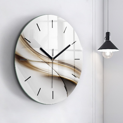 Zegar szklany fi60 Abstrakcja