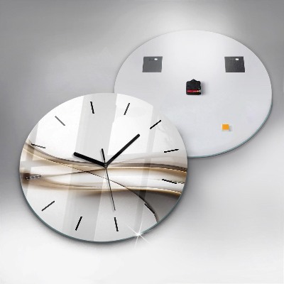 Zegar szklany fi60 Abstrakcja