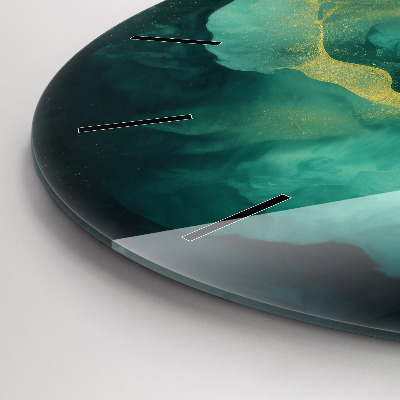 Zegar szklany fi60 Marmur