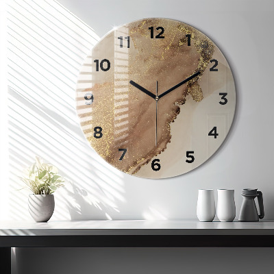 Zegar szklany fi60 Sztuka nowoczesna