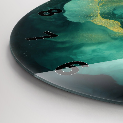 Zegar szklany fi60 Marmur