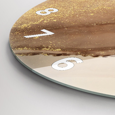 Zegar szklany fi60 Sztuka nowoczesna